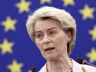 A presidente da Comissão Europeia, Ursula von der Leyen, discursa no Parlamento Europeu 