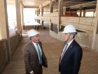 Deputados Gerson Claro e Paulo Corrêa acompanham obras do novo estacionamento da Assembleia Legislativa