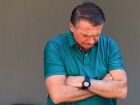 Julgamento de Bolsonaro repercute na imprensa internacional; na foto, o ex-presidente pela manhã, no dia em que foi condenado
