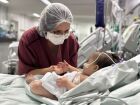 Bebê Laura, de 7 meses, foi uma das primeiras pacientes operadas no projeto Congênitos em Fortaleza