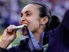 Marta conquistou medalhas de prata com a seleção brasileira em Jogos Olímpicos.