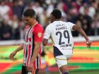 Bryan Ramirez abriu o placar para a LDU logo na primeira chegada do time equatoriano.