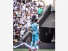 Neymar na Arena MRV, durante embate com o Atlético-MG.