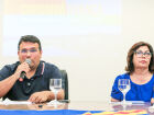 O prefeito Dr. Gabriel e a vice