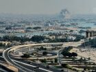 Fumaça sobe de uma explosão, supostamente causada por um ataque israelense, em Doha, Catar, na terça-feira, 9 de setembro de 2025.