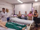 Profissionais de saúde participam de treinamento simulado sobre sepse no Humap-UFMS, em Campo Grande, para agilizar o atendimento aos pacientes
