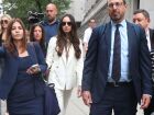Charlie Javice, fundadora da startup Frank, após audiência de sentença em um tribunal federal em Manhattan, Nova York, em 29 de setembro.