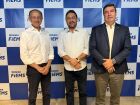 Paulo Skaf, presidente eleito da Fiesp, ao lado de Sérgio Longen, presidente da Fiems, e do governador Eduardo Riedel, durante encontro na Casa da Indústria em Campo Grande.