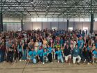 Cerca de 700 voluntários participam da reunião geral para alinhar a organização da Corrida do Pantanal, maior evento esportivo de MS.