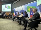 Empresários e autoridades dos dois países participam das mesas de negociação na Casa da Indústria, em Campo Grande