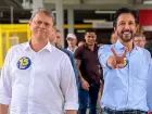 Tarcísio de Freitas e Ricardo Nunes, em foto de 2024