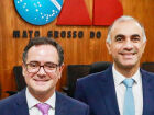 Advogados Bitto Pereira e Juliano Tannus. Tannus vai representar a OAB/MS na Comissão Nacional de Recuperação Judicial da OAB Federal