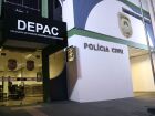 Fachada da Depac (Delegacia de Pronto Atendimento Comunitário) de Campo Grande, onde o adolescente foi levado após a tentativa de furto