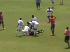 Felipe Fernandes de Lima caiu no gramado aos 19 minutos do primeiro tempo.
