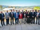 Prefeita Adriane Lopes com representantes de mais de 40 municípios da América do Sul durante encontro da Rota Bioceânica em Jujuy, Argentina.