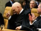 Alexandre de Moraes durante a cerimônia de posse de Fachin. 
