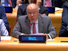 O chanceler Mauro Vieira cita na ONU ações que países podem tomar contra violações do direito por Israel na Faixa de Gaza.