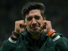 Abel Ferreira não conteve as lágrimas após virada do Palmeiras.