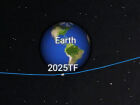 O asteroide 2025 TF sobrevoou a Antártida e passou a apenas 428 quilômetros de distância da superfície da Terra.