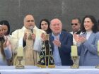 Missa celebra 94 anos do Cristo Redentor com presença de Renato Aragão e homenagem à padroeira do Brasil.