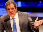 Ministro Fernando Haddad durante audiência no Senado: 
