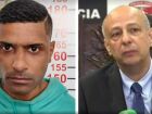 Danilo Pereira Pena, conhecido como Matemático, foi preso por suspeito de envolvimento na morte de Ruy Ferraz (à direita)  Foto: Reprodução/TV Globo