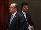 Discussão entre os ministros Gilmar Mendes e Luiz Fux ocorreu em sala próxima ao plenário do STF, em Brasília.