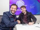 João Augusto Liberato com Antonio Guerreiro, vice-presidente de jornalismo RecordTV 