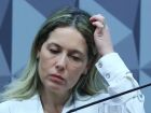 Thaisa Jonasson ficou em silêncio durante quase todo o depoimento à CPMI do INSS nesta quinta-feira (23)