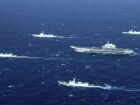 Área do Mar da China Meridional onde a aeronave dos EUA caiu durante exercício militar. Região é foco de tensão entre Pequim e Washington.