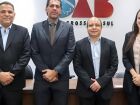 Integrantes da Comissão de Regularização Fundiária da OAB/MS durante reunião sobre proposta de criação de câmara para conflitos de terra