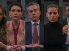 'Vale Tudo': Heleninha, Celina, Marco Aurélio, Fátima e César são suspeitos de matar Odete Roitman.