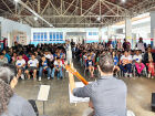 Trio Opus Vivare leva violino, violão e canto lírico para escolas públicas de Campo Grande nesta semana