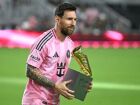 Messi recebeu a Chuteira de Ouro por ter terminado a fase classificatória da MLS como artilheiro