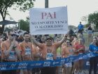 Recuperado do alcoolismo, ele usou o esporte como ferramenta de mudança de vida.