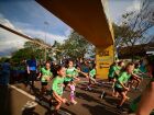 Crianças largam animadas para o percurso da Corrida Kids, que fez sua estreia na Corrida do Pantanal com provas de 100, 200 e 500 metros.