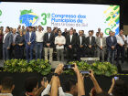 A abertura do evento foi hoje. Congresso dos Municípios começa com foco na união entre Estado e municípios e eficiência na gestão pública.