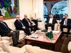 Reunião entre Alcolumbre, Pacheco, Fachin, Gonet e Herman Benjamin