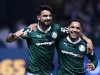 Flaco López e Vitor Roque comemora gol contra o Vasco.