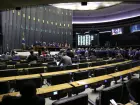 O plenário da Câmara dos Deputados.