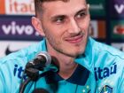 Bento em entrevista coletiva pela Seleção em Seul 