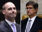Eduardo Bolsonaro e Paulo Gonet 