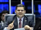O presidente do Senado, senador Davi Alcolumbre
