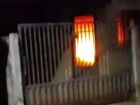 Casa foi incendiada durante a madrugada