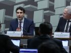 Presidente do Banco Central, Gabriel Galípolo, durante audiência no Senado que discutiu a liquidação do Banco Master