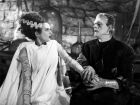Elsa Lanchester e Boris Karloff em cena de 'A Noiva de Frankenstein' (Universal); caracterizações se tornaram as mais célebres dos personagens nos cinemas 