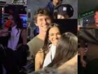 O cantor canadense Shawn Mendes e a atriz brasileira Bruna Marquezine no show da Dua Lipa em São Paulo em 15 de novembro de 2025. 