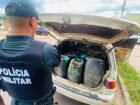 Veículo com placas da Bolívia transportava combustível contrabandeado e foi apreendido pela PM em Corumbá