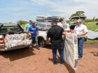 Famílias das comunidades Esperança e Cidade dos Anjos receberam apoio emergencial da Prefeitura após temporal em Campo Grande.