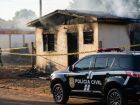 Dramatização do ocorrido / Kitnet ficou parcialmente destruída após incêndio; polícia investiga suspeita de incêndio criminoso